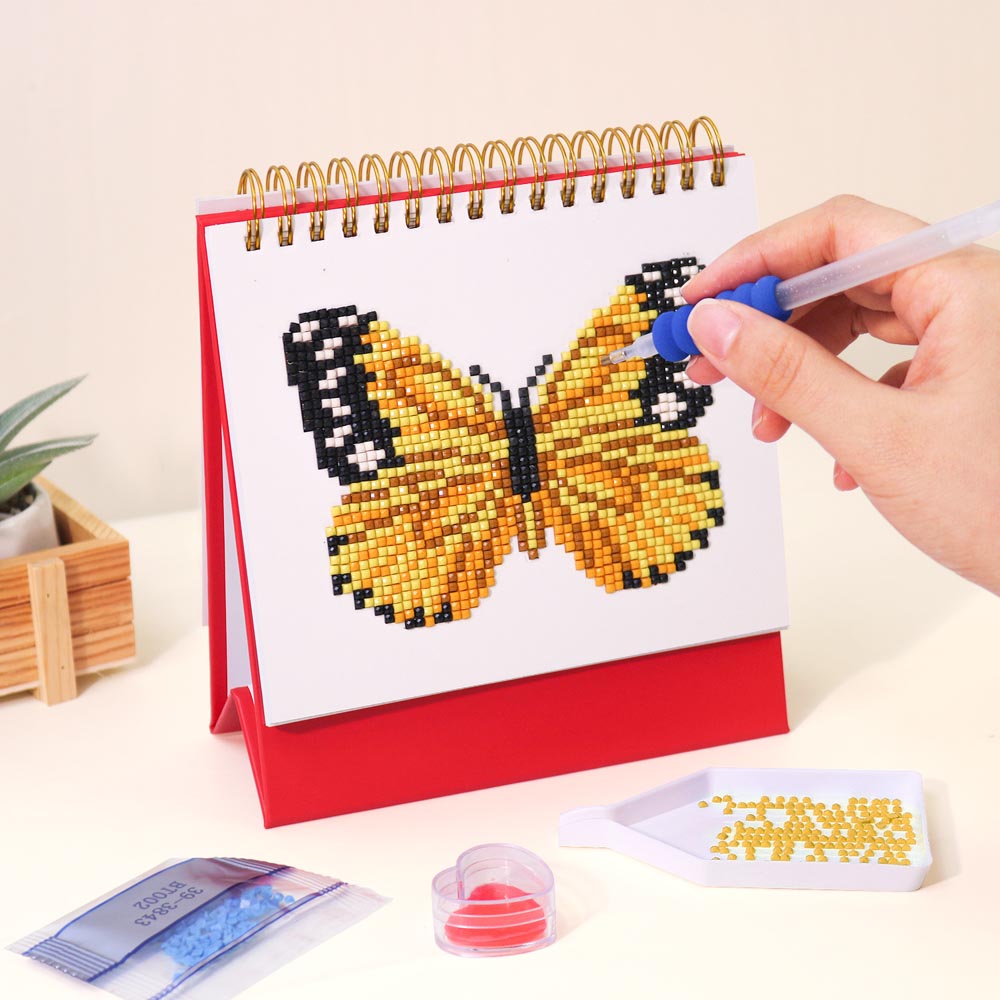 Butterfly Calendar 2026 diamond painting kit – image 12