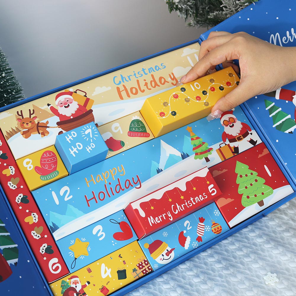 
Advent Calendar – Merry Christmas Snowman Edition (12 Doors) diamond painting kit – image 16