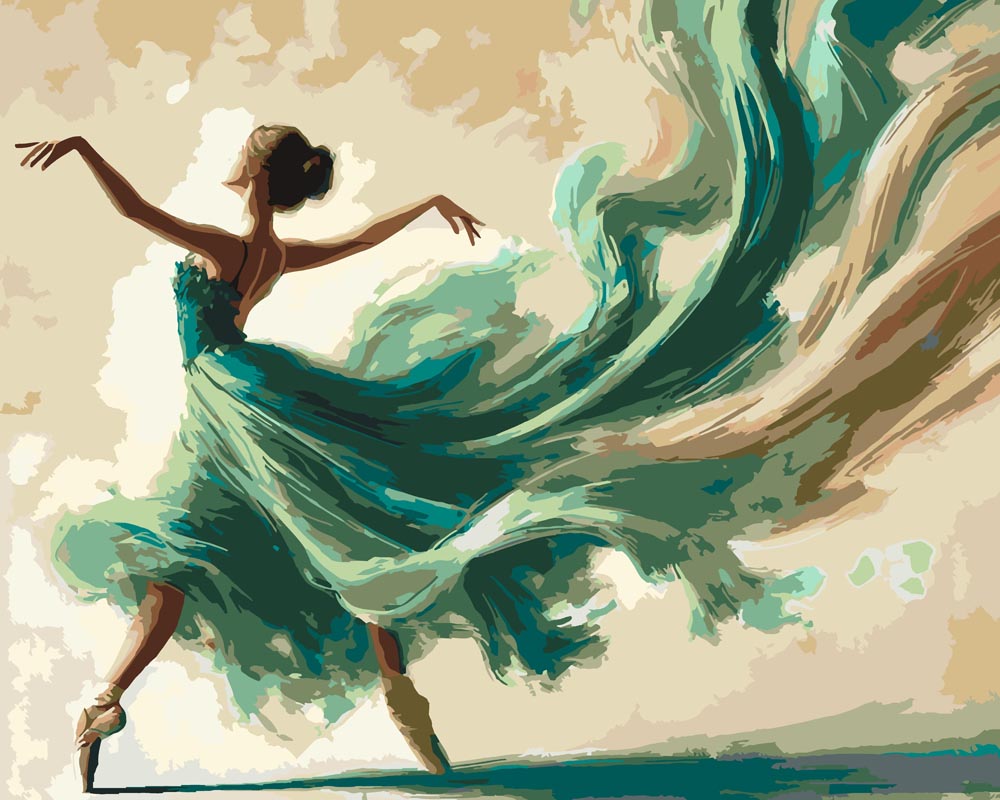 
Ballerina Standing diamond painting kit