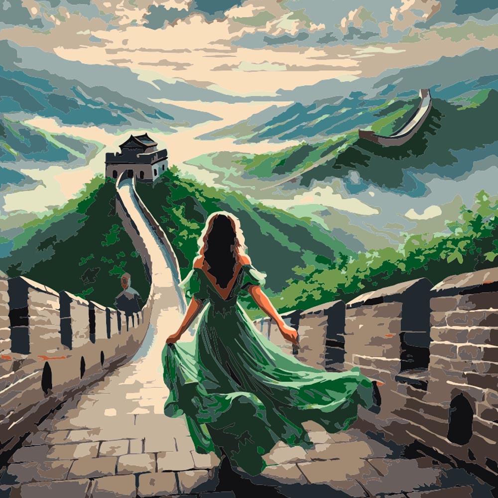 
Great Wall Lady diamond painting kit