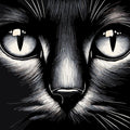 Cat Close Up diamond painting kit