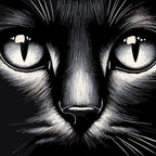 Cat Close Up diamond painting kit