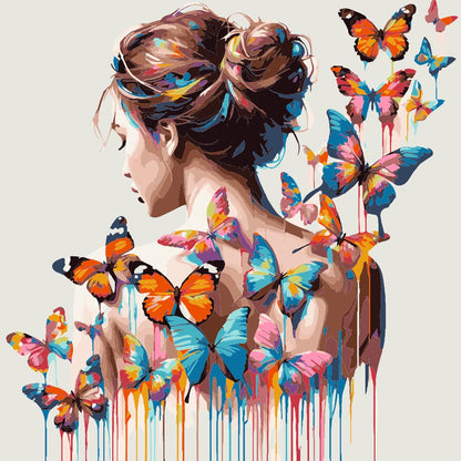 Diamond Painting - Butterfly Lady