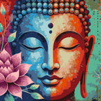 Buddha Face diamond painting kit