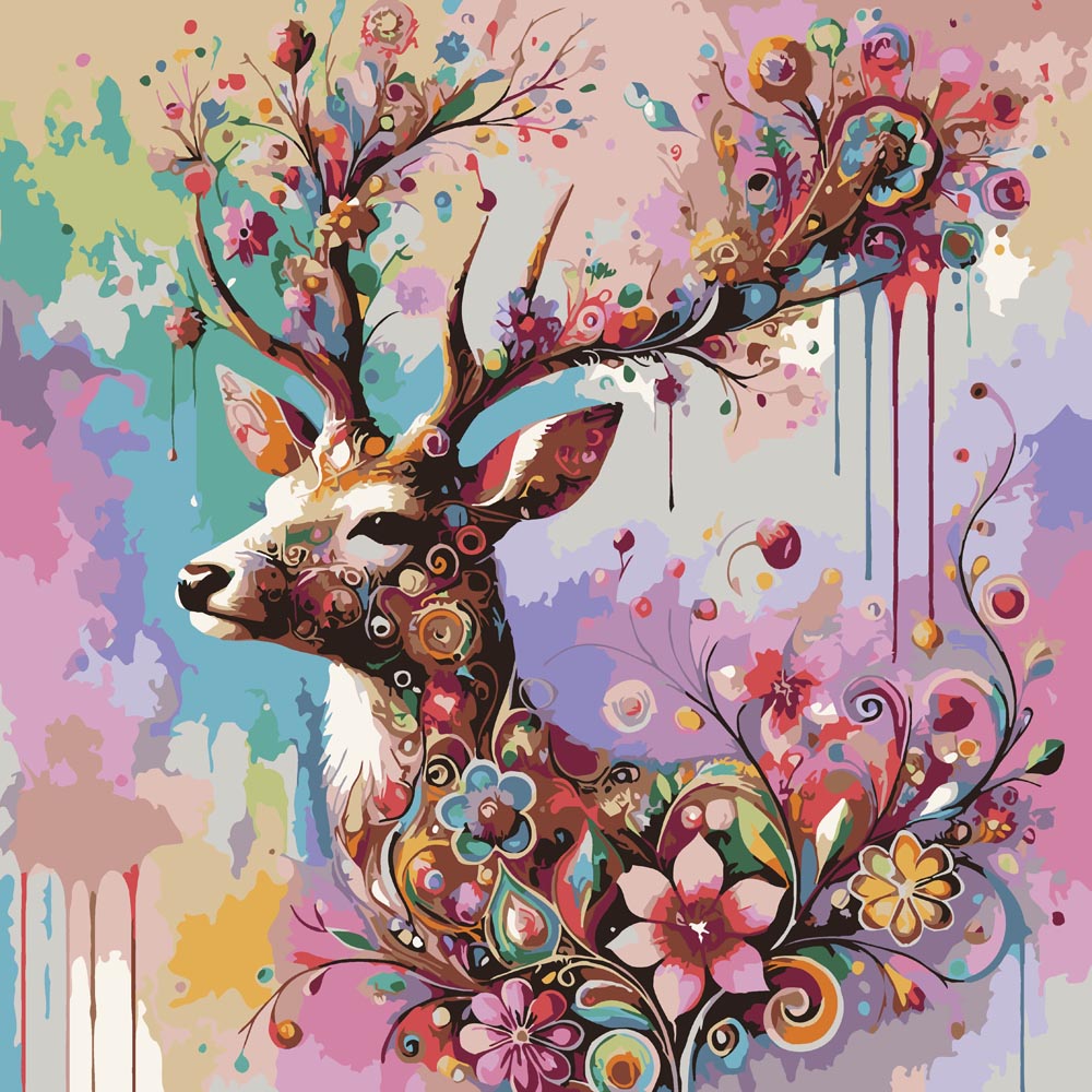 
Vibrant Painting Deer diamond painting kit