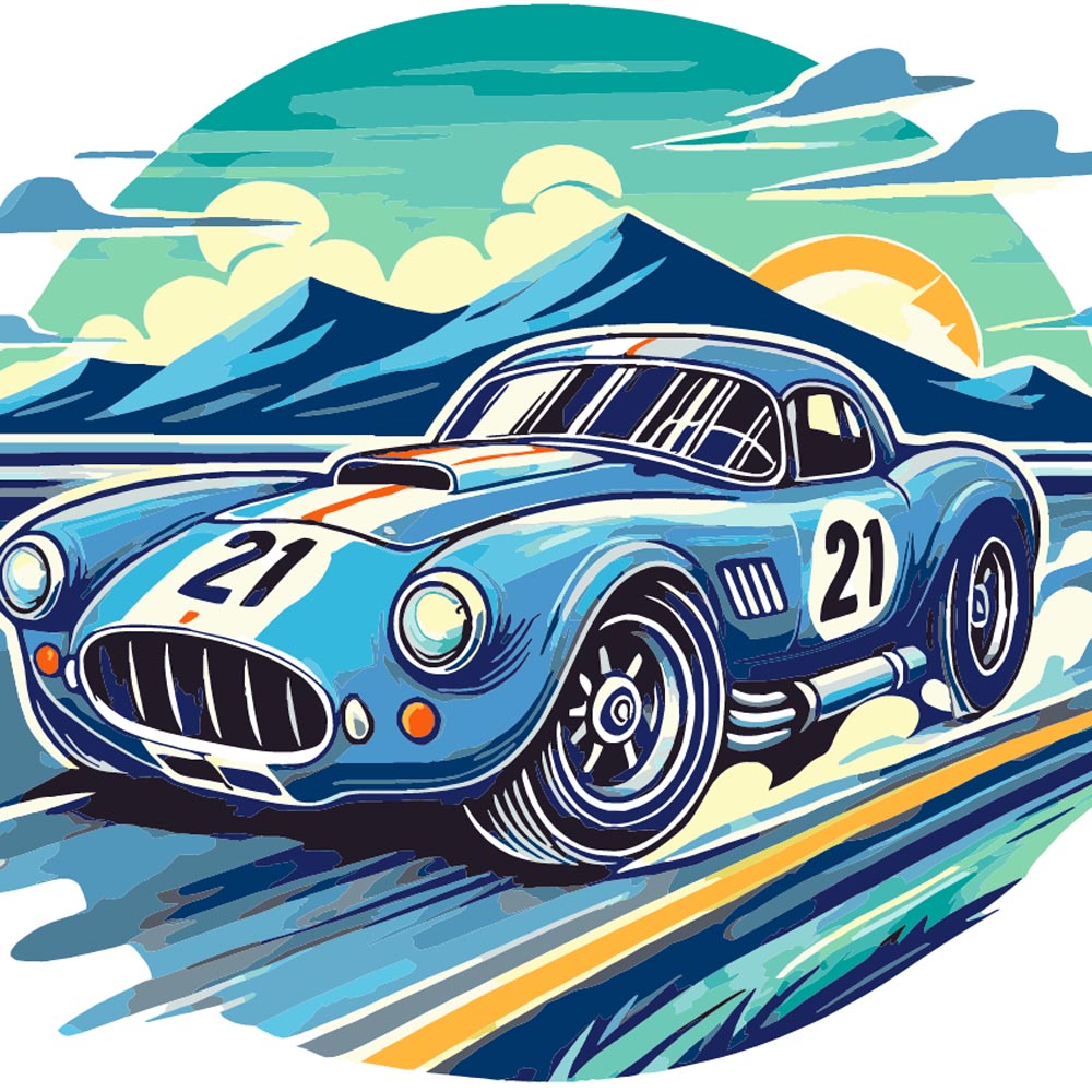 
Racing Car diamond painting kit