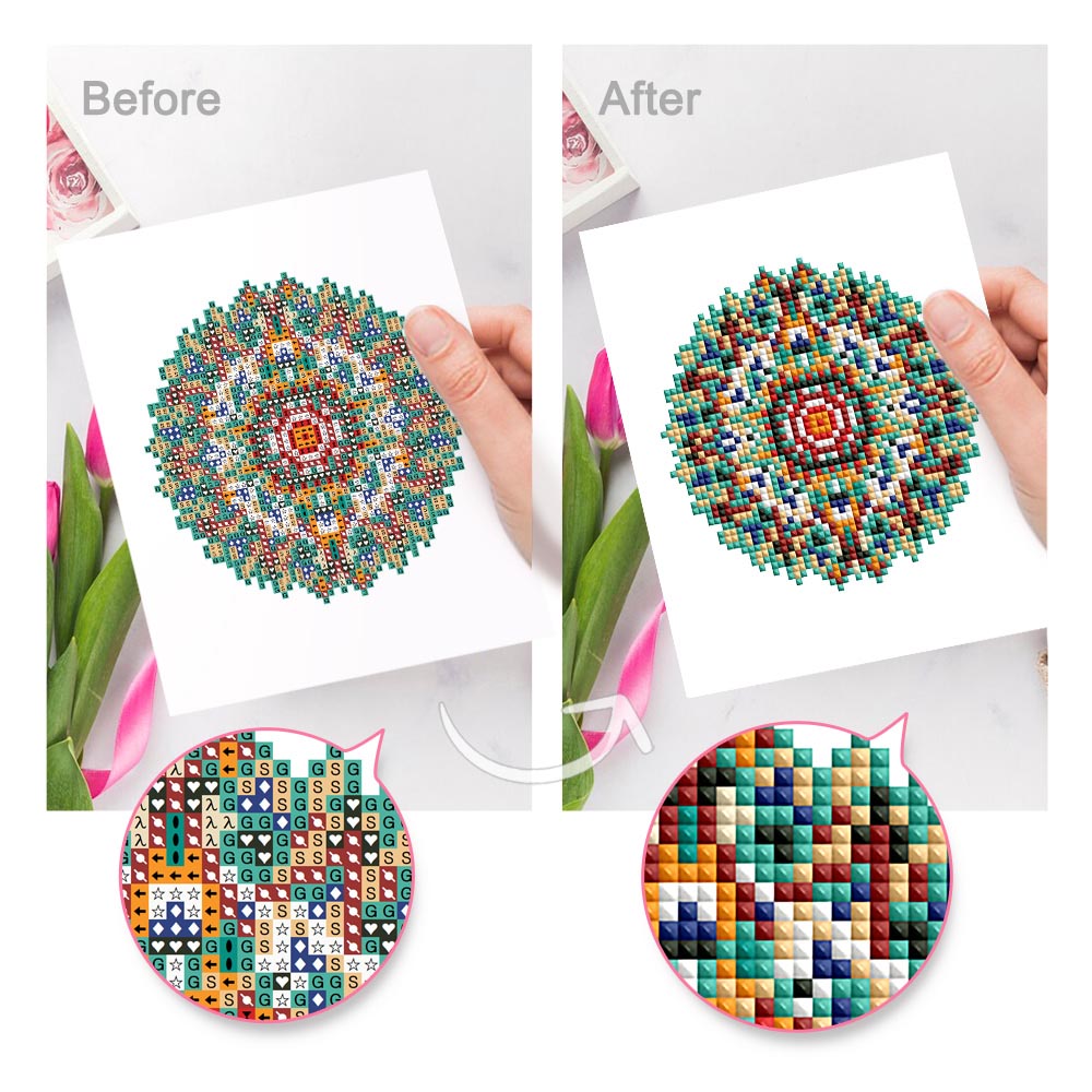 Diamond Painting - 12 Mini-Paintings | Mandala Paradise