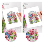 12 Mini-Paintings – Where Flowers Meet the Light diamond painting kit – image 9
