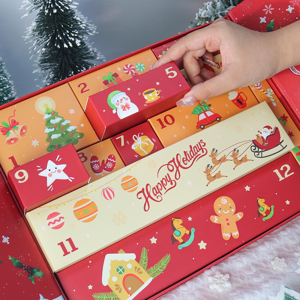 
Advent Calendar – Classic Merry Christmas Edition (12 Doors) diamond painting kit – image 8