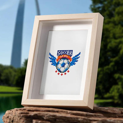 Diamond Painting - 12 Mini-Paintings | Soccer Set
