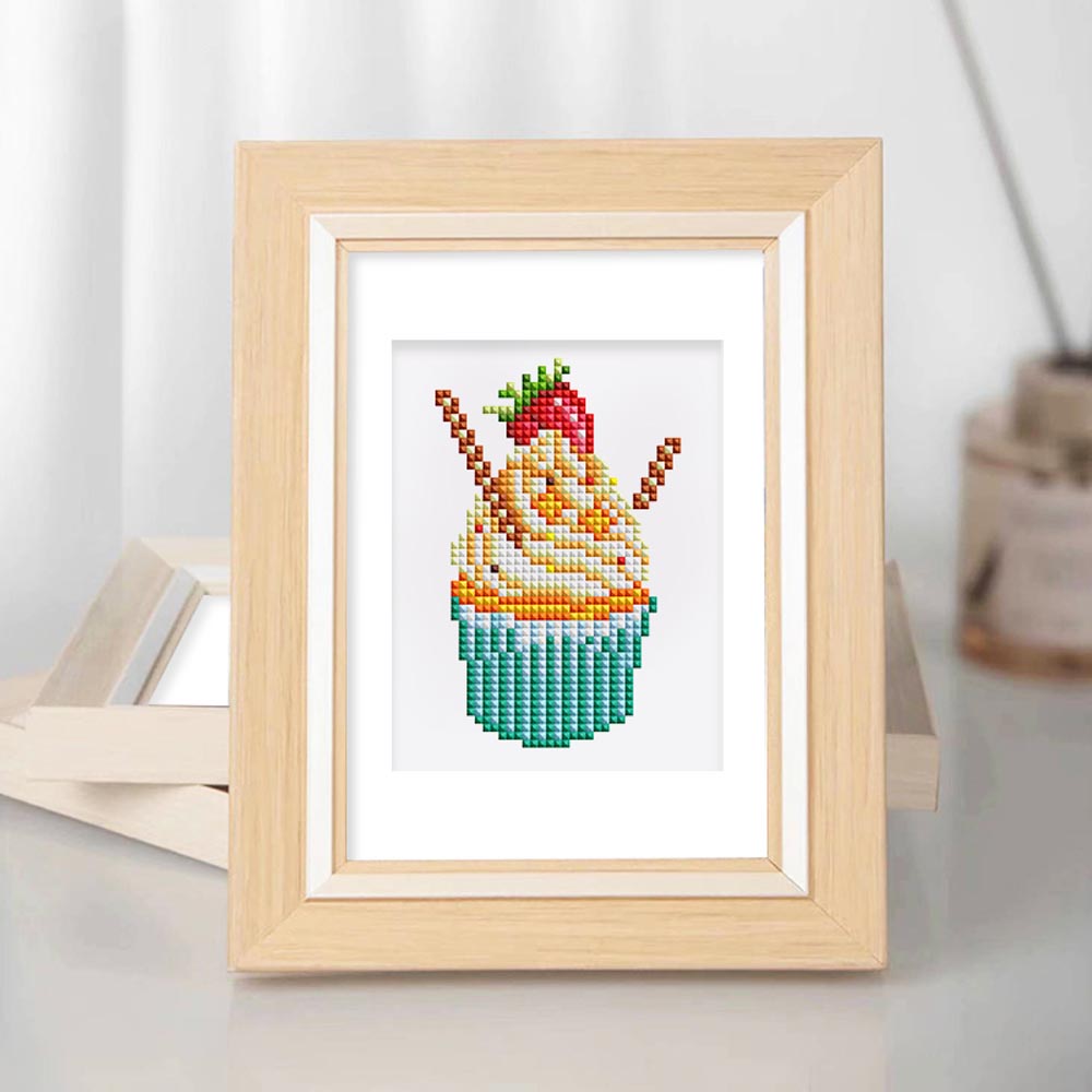 Diamond Painting - 12 Mini-Paintings | Bakery Set