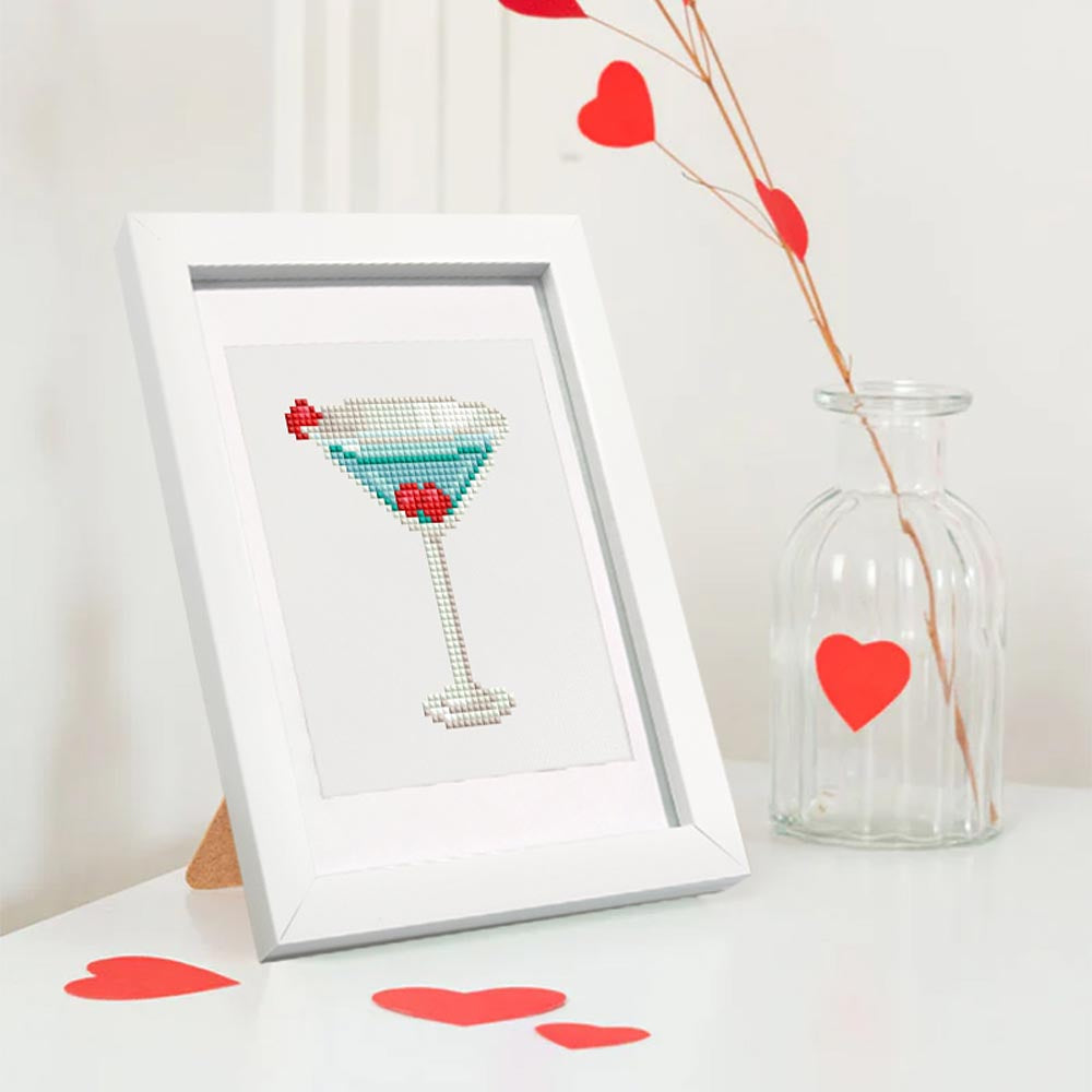Diamond Painting - 12 Mini-Paintings | Colorful Cocktail Set