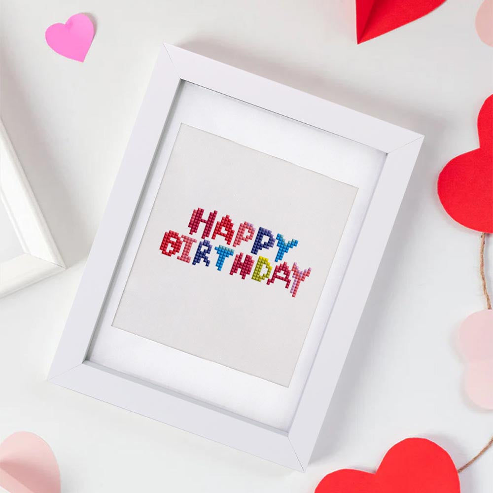 
12 Mini-Paintings – 18. Birthday Set diamond painting kit – image 9