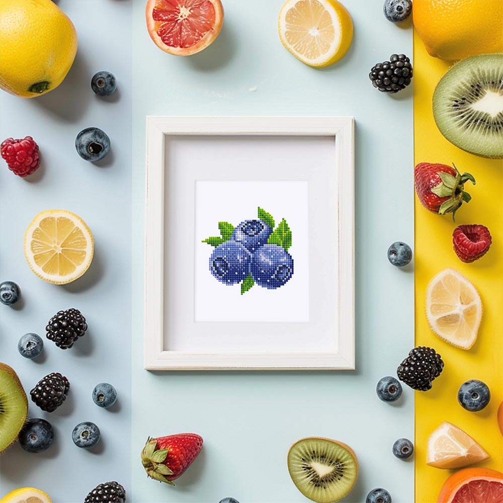 
12 Mini-Paintings – Fruit Bundle diamond painting kit – image 9