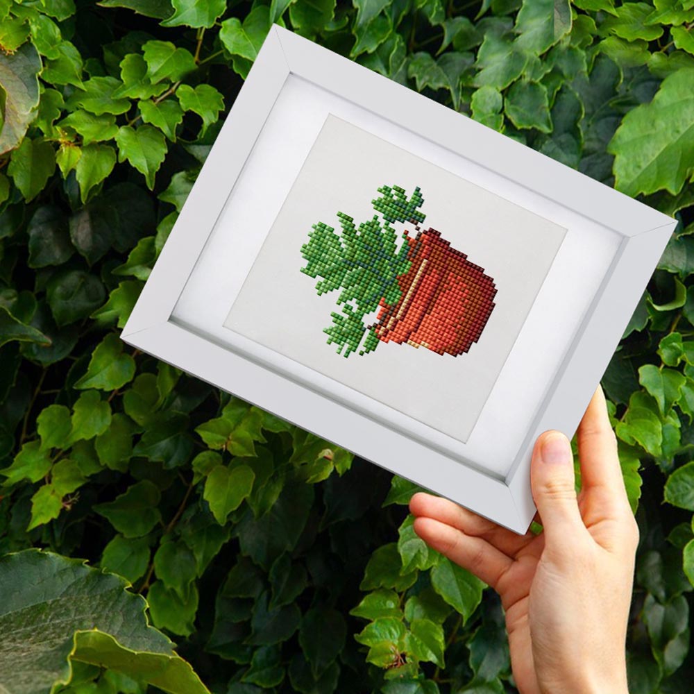 Diamond Painting - 12 Mini-Paintings | Mini Plant Magic
