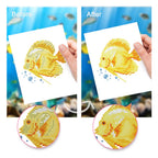 12 Mini-Paintings – Sea Life diamond painting kit – image 9