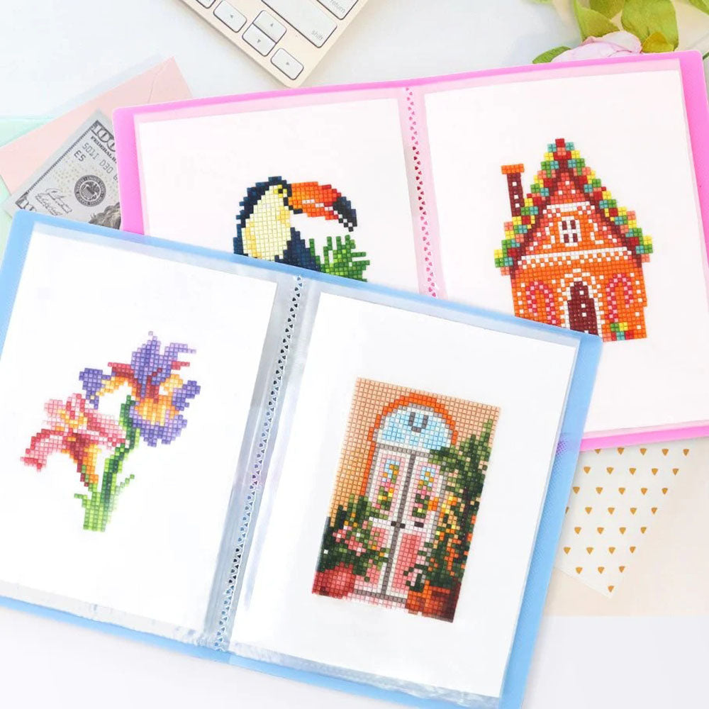 Diamond Painting - Mini Artwork Storage Portfolio (A5, 20 Pockets)