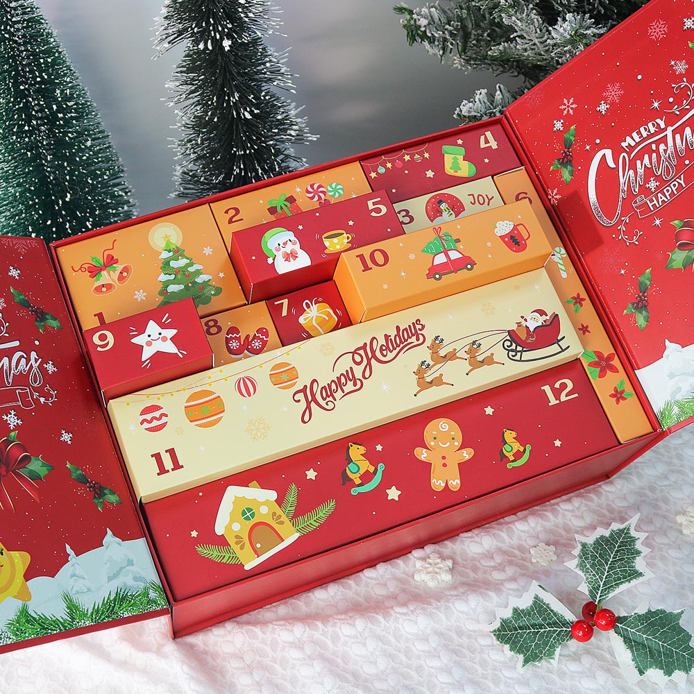 Advent Calendar – Classic Merry Christmas Edition (12 Doors) diamond painting kit – image 9