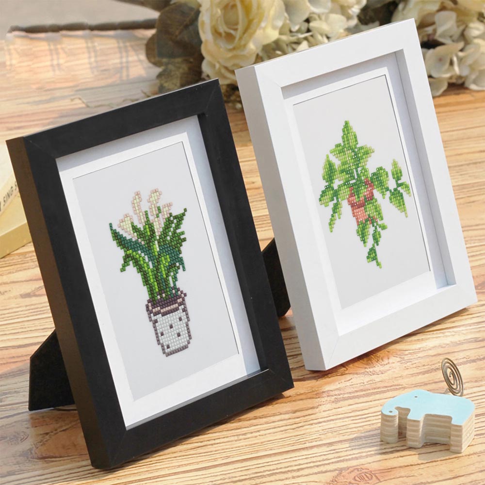 Diamond Painting - 12 Mini-Paintings | Botanical Minis