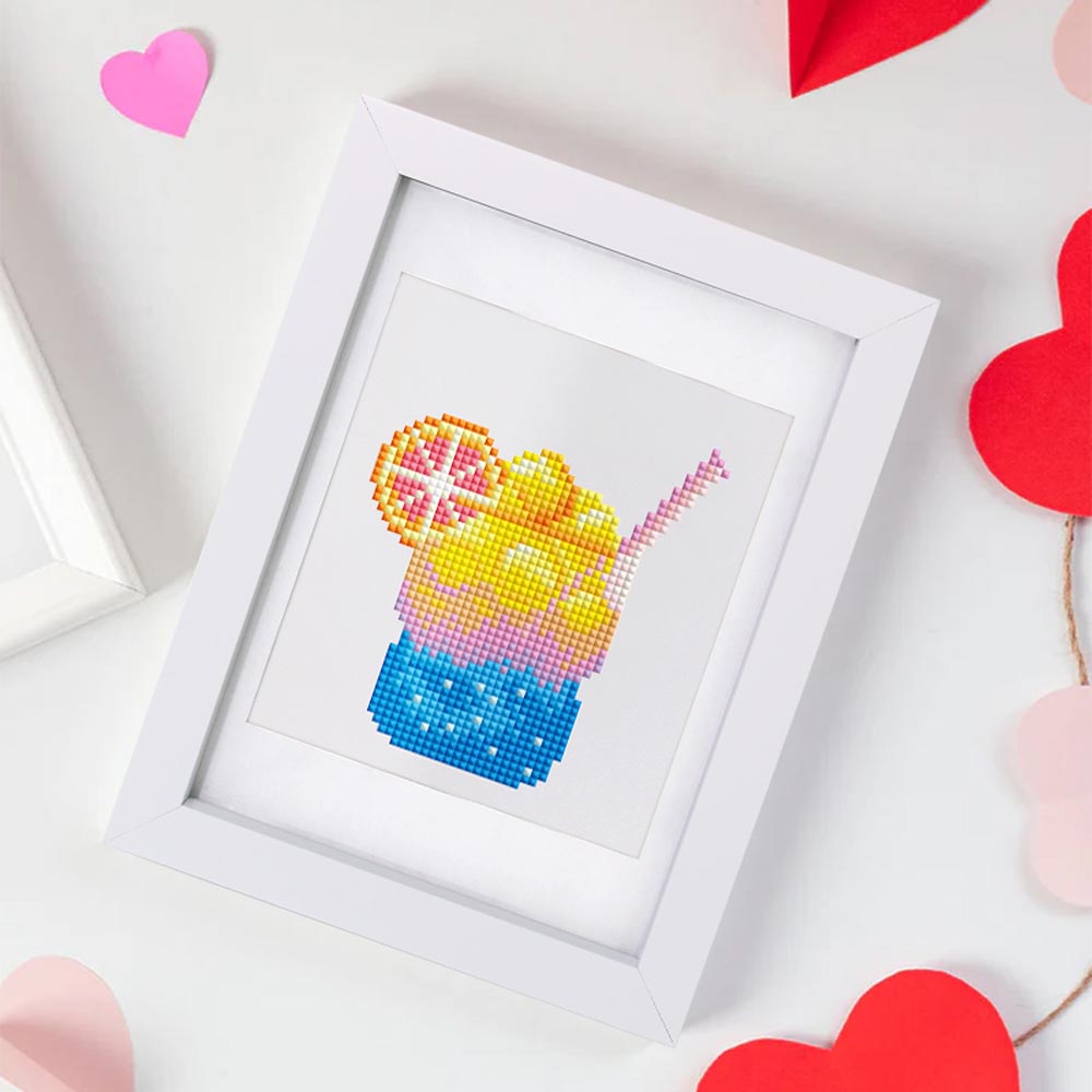Diamond Painting - 12 Mini-Paintings | Colorful Cocktail Set