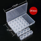 Adjustable Diamond Painting Storage Box – 28/56 Slots for Organization – image 2