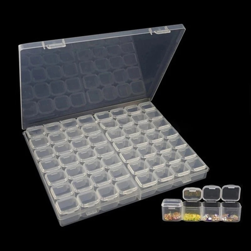 
Adjustable Diamond Painting Storage Box – 28/56 Slots for Organization – image 4