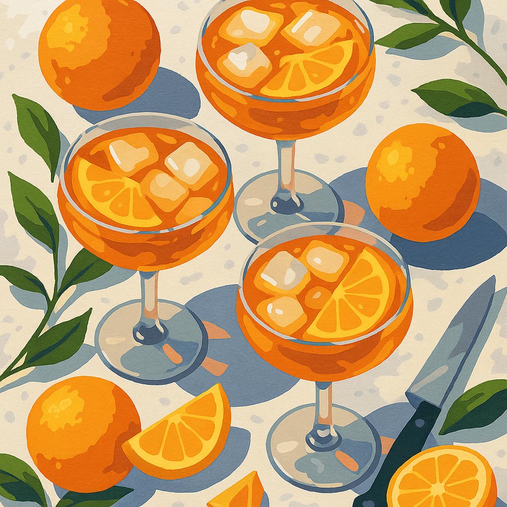 
Diamond Painting - Citrus Spritz Delight
