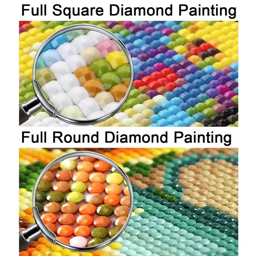 Diamond Painting - Pure Joy – Playful Golden Puppy