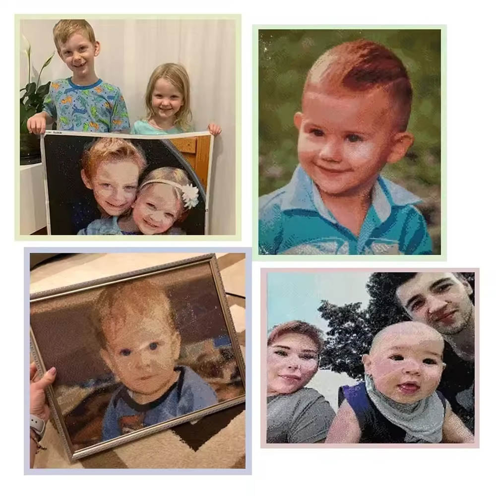 
Custom Photo diamond painting kit – image 3