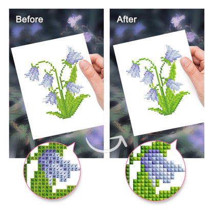 Diamond Painting - 4 Mini-Paintings | Flowergram