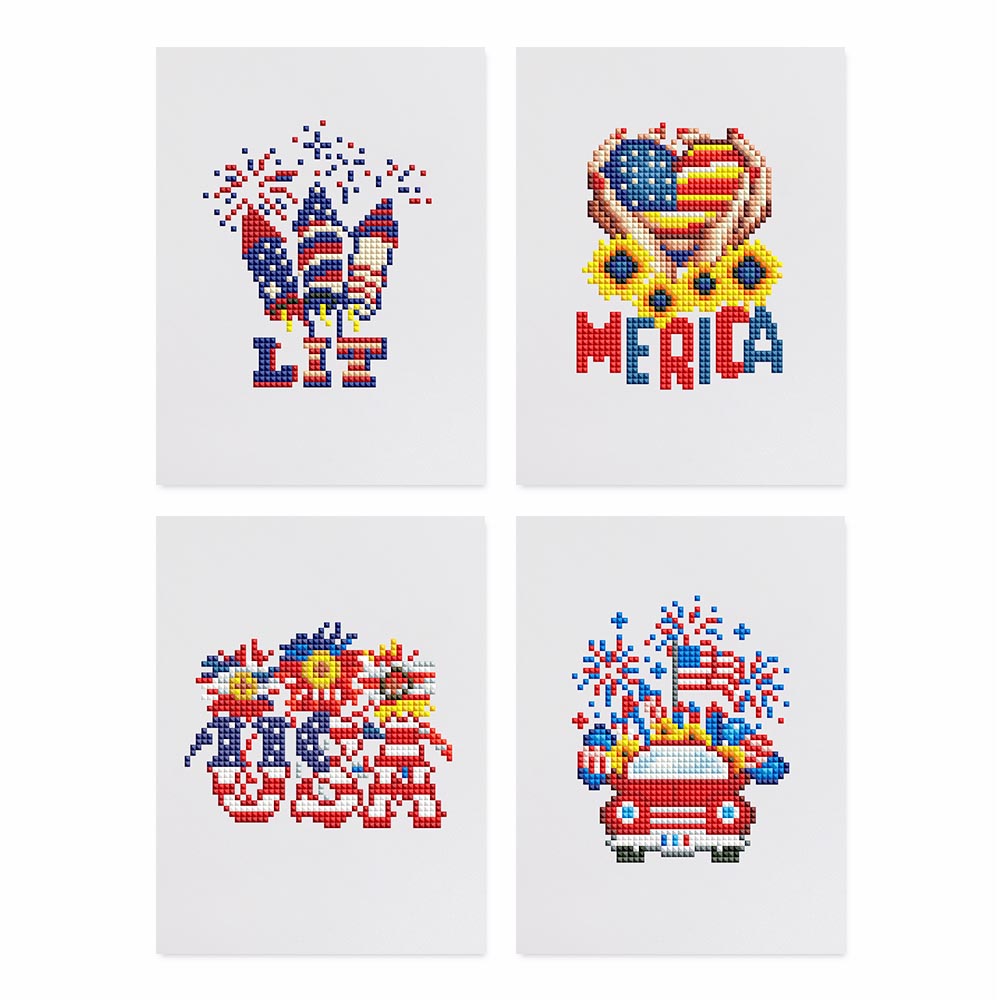 
Diamond Painting - 4 Mini-Paintings | Great America