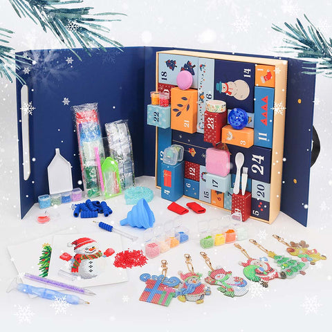 Diamond Painting - Advent Calendar – Starlit Night Edition (24 Doors)