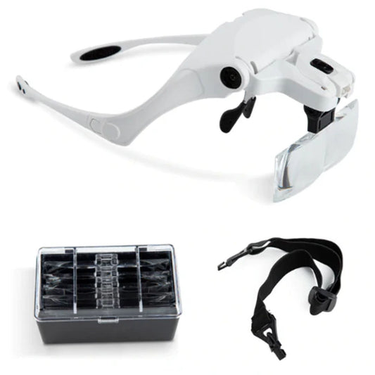 Diamond Painting - LED Magnifying Glasses with 5 Lenses (Hands-Free)