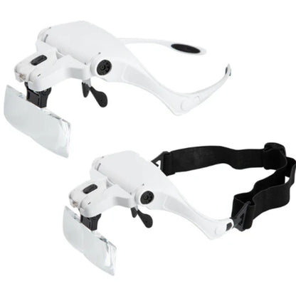Diamond Painting - LED Magnifying Glasses with 5 Lenses (Hands-Free)
