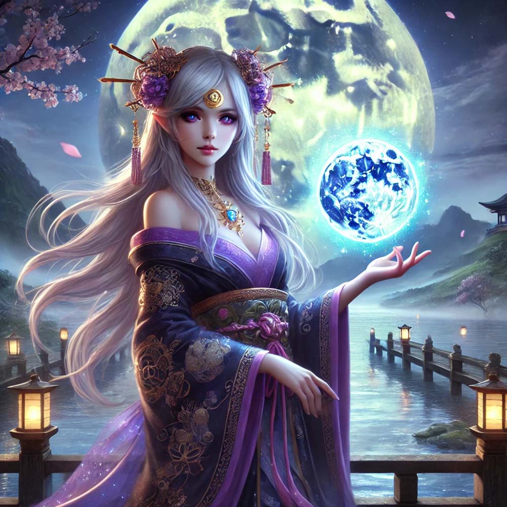 Diamond Painting - Mystical Moon Priestess