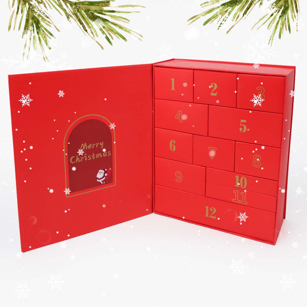 Diamond Painting - 12-Day Countdown Box – Santa’s Surprise Edition (12 Compartments)