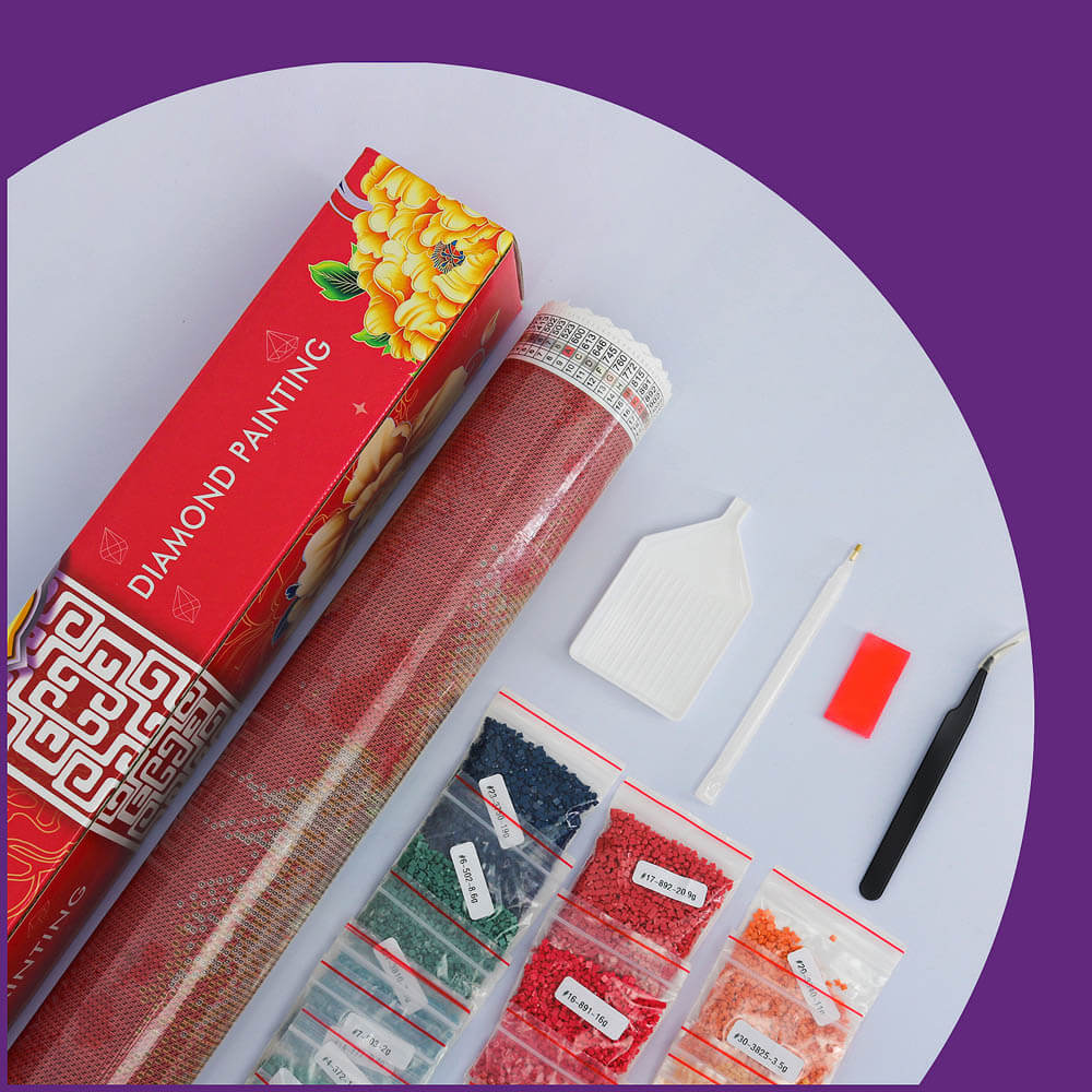 Diamond Painting - Frozen Reflections – Alpine Majesty