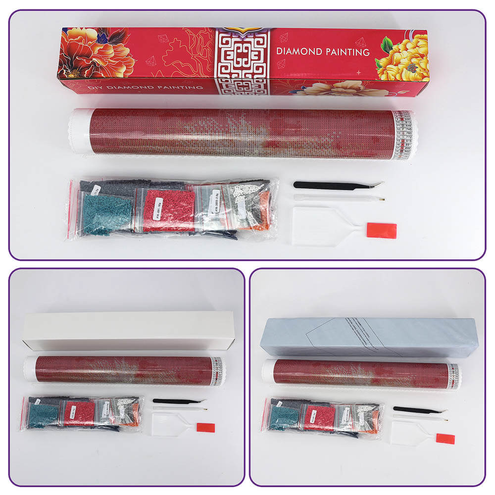 Diamond Painting - Frozen Reflections – Alpine Majesty