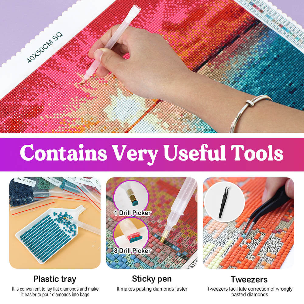 Diamond painting kit – detail 5