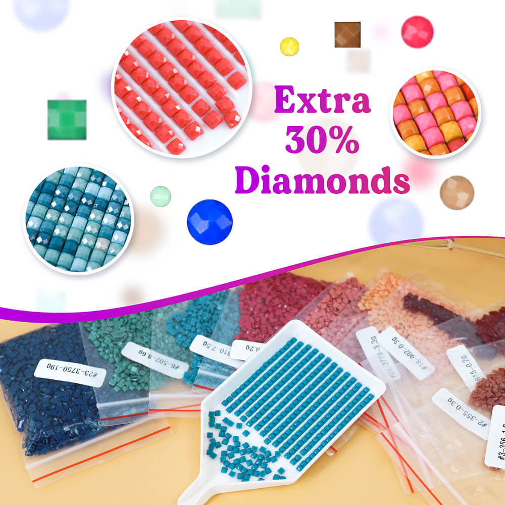 
Diamond painting kit – detail 7