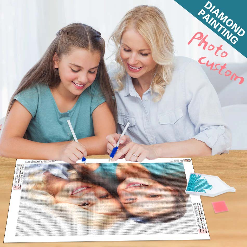 
Custom Photo diamond painting kit