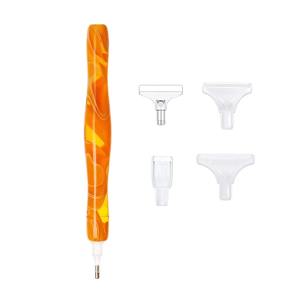 
Diamond Ergonomic Painting Pen – Precision Tool with Metal Tips – image 12