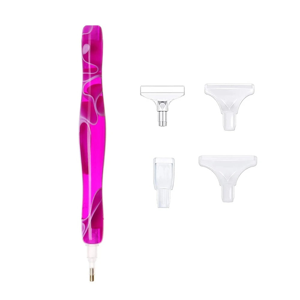 
Diamond Ergonomic Painting Pen – Precision Tool with Metal Tips – image 9