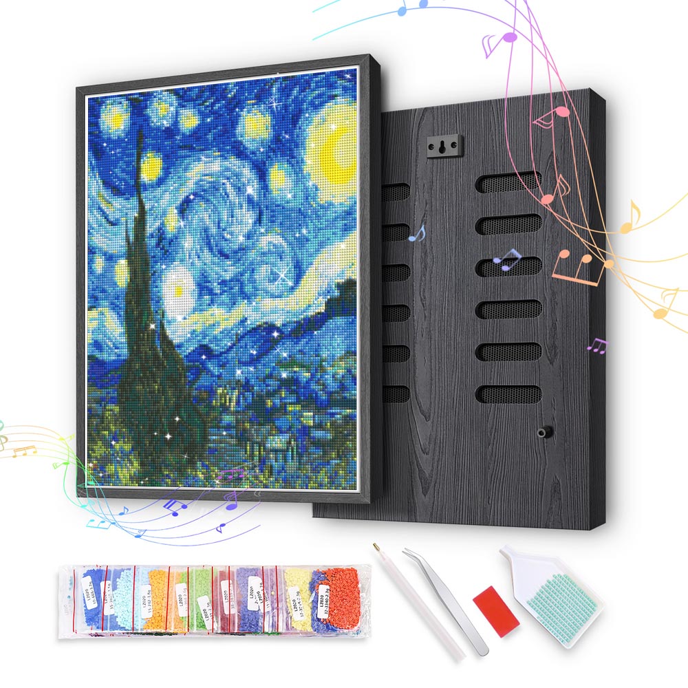 
Diamond Painting Bluetooth Speaker – Create Sparkling Art That Plays Music
