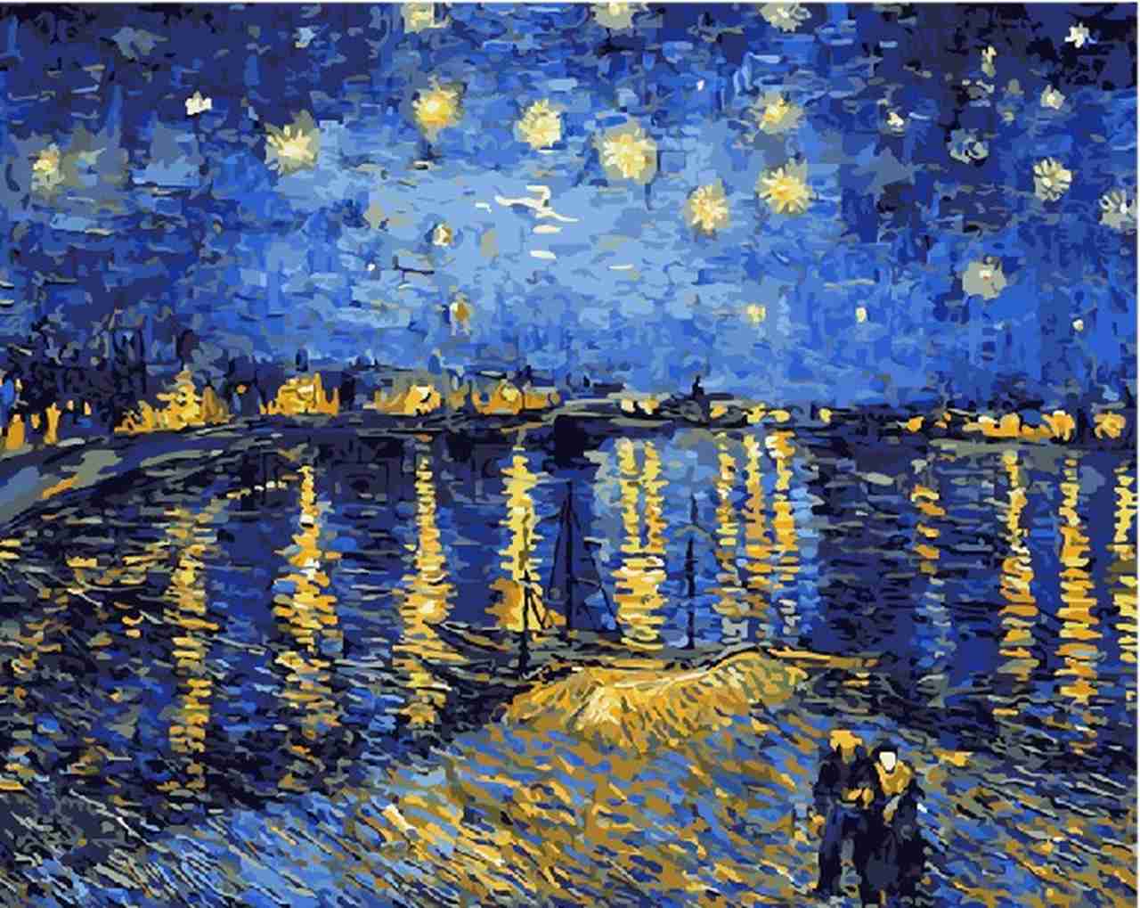 Diamond Painting - Sternal Night Above The Rhone. Van Gogh