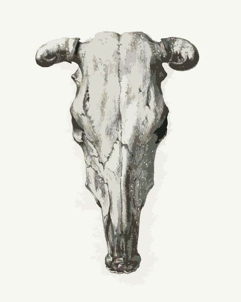 Diamond Painting -Skull of a Cow | Jean Bernard
