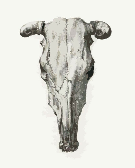 Diamond Painting -Skull of a Cow | Jean Bernard