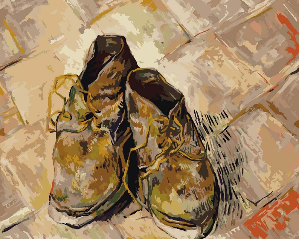
A Pair of Shoes – Vincent van Gogh diamond painting kit