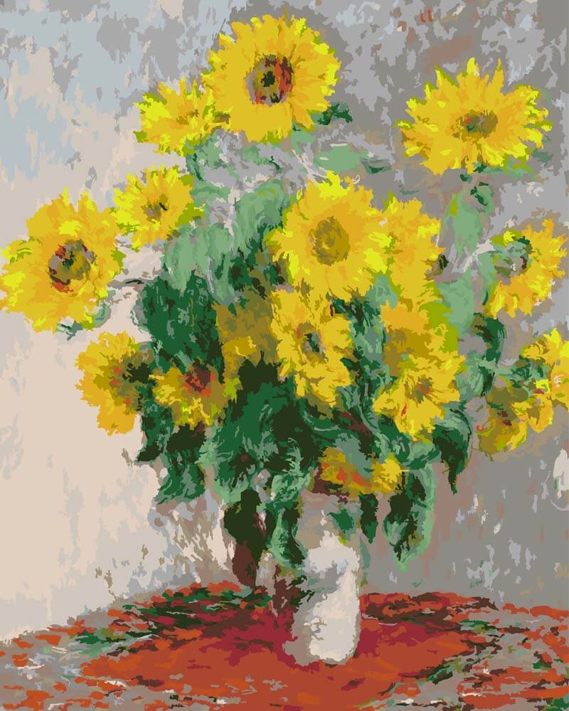 Diamond Painting - Bouquet of Sunflowers | Claude Monet