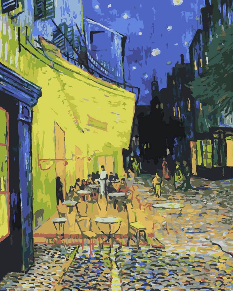 
Café Terrace at Night – Vincent van Gogh diamond painting kit